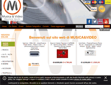 Tablet Screenshot of musicandvideo.it